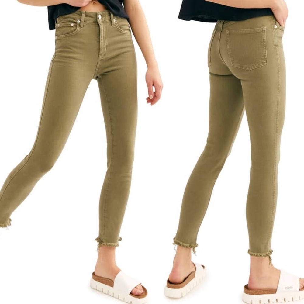 Free People High Waist 5 Pocket Ankle Jegging